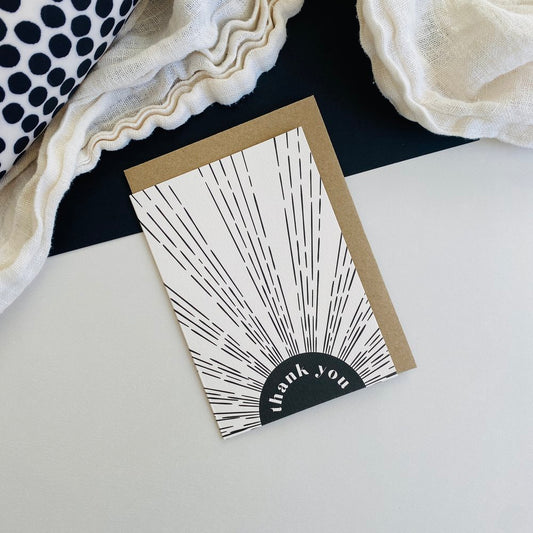 THANK YOU SUNRISE CARD