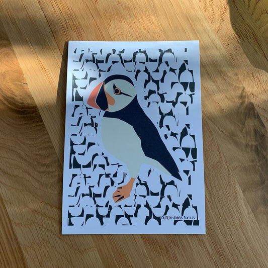 PUFFIN WALL ART