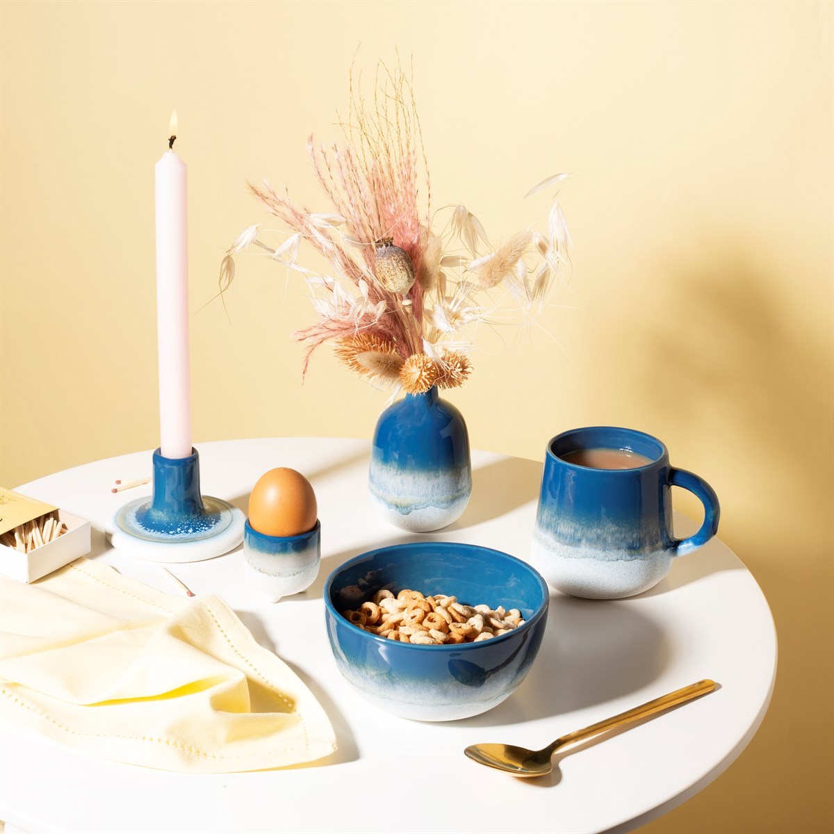 MOJAVE GLAZE BLUE VASE