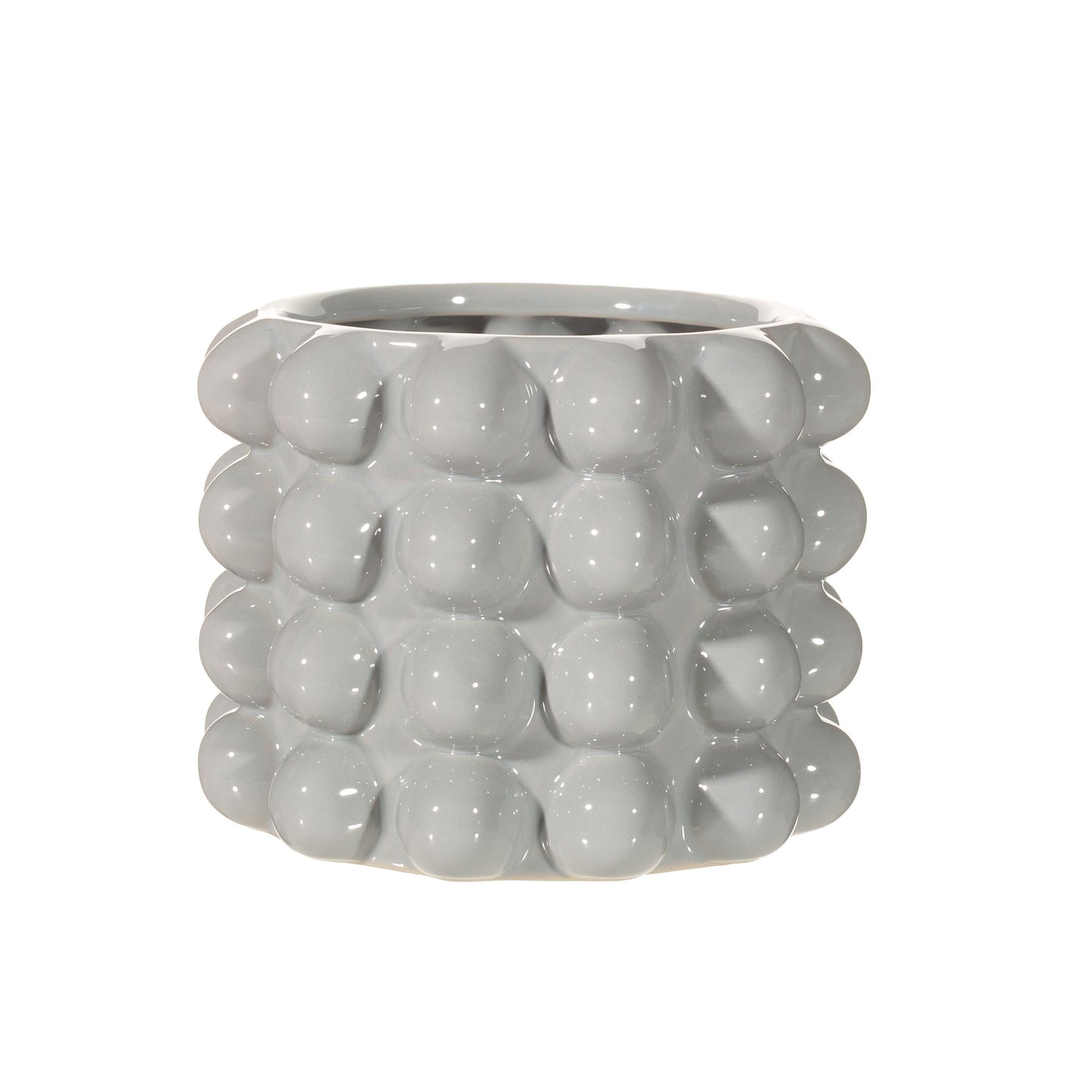 GREY BOBBLE PLANTER