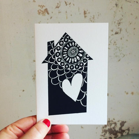 HEART HOUSE CARD