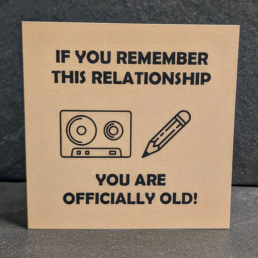 HAPPY BIRTHDAY CASSETTE CARD