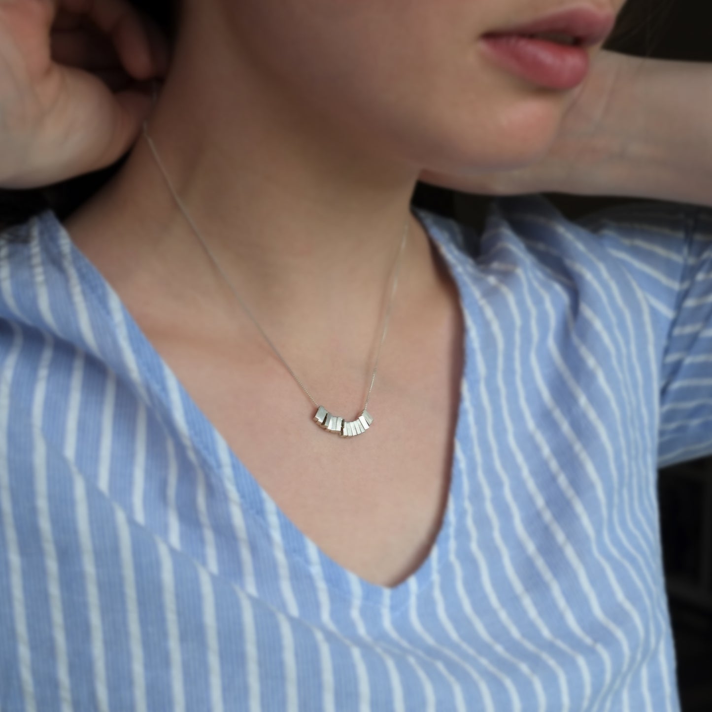 CLASSIC SAORSA STERLING SILVER NECKLACE