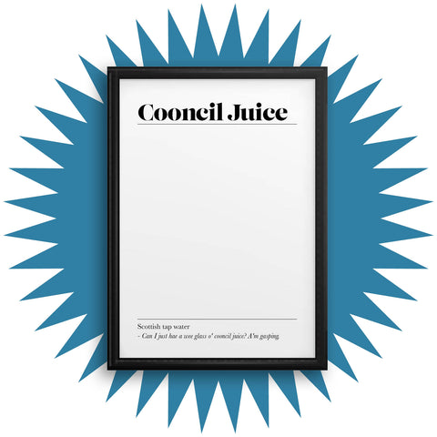 COONCIL JUICE DEFINITION PRINT