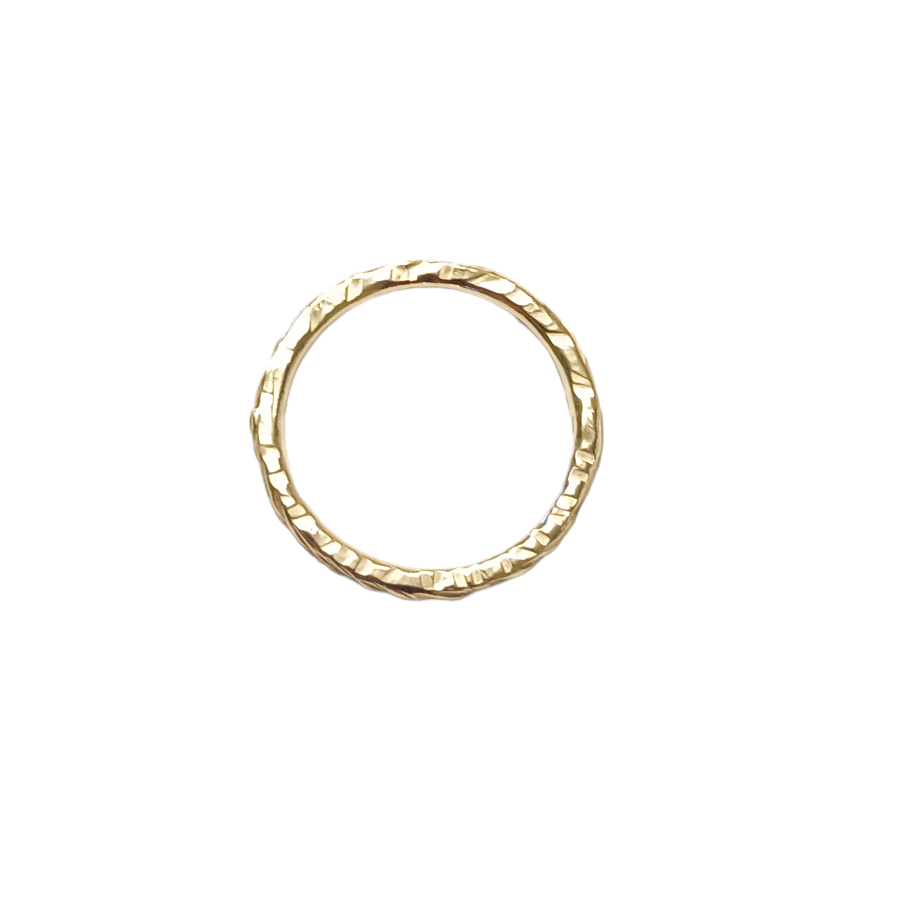 BATTERED & BASHED SILVER RING