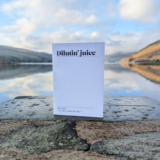 DILUTIN JUICE CARD