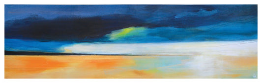 'Disperse' Limited edition Lunan Bay print by Victoria Wylie in soft white mount