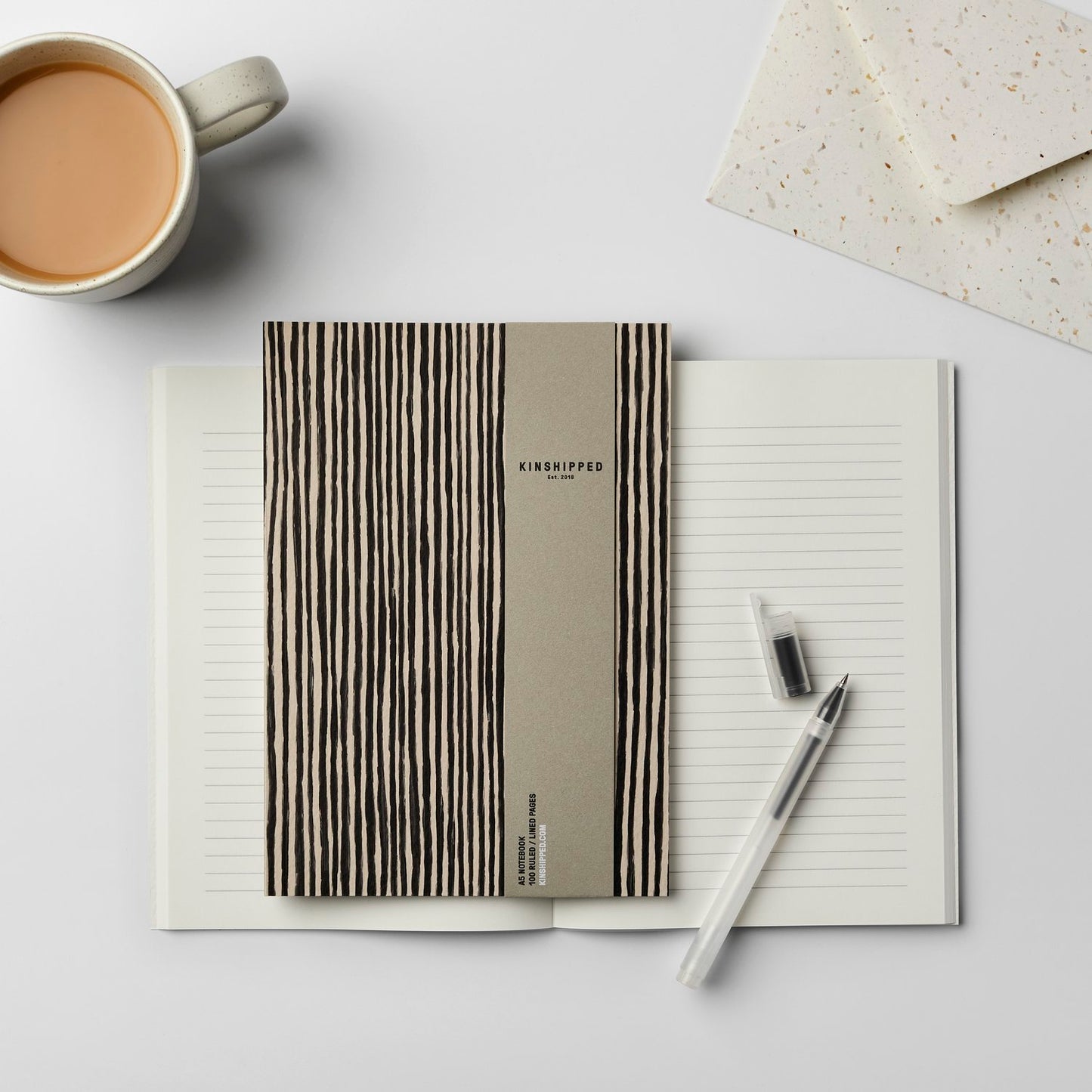 A5 NOTEBOOK - PAINTED LINES