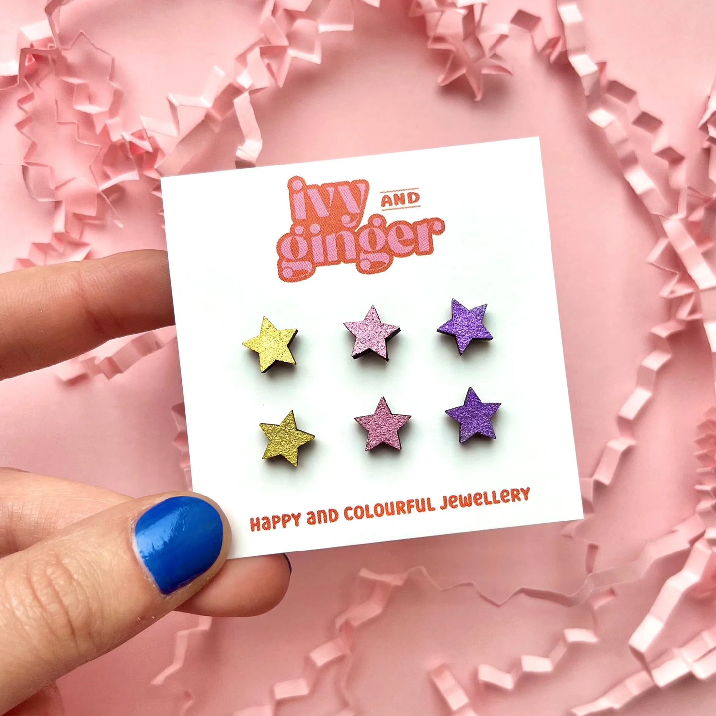 MINI GOLD STAR STUDS
