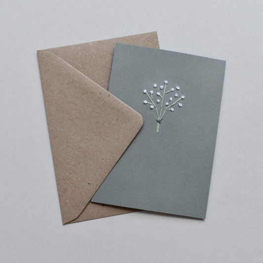 GYPSOPHILA WHITE CARD
