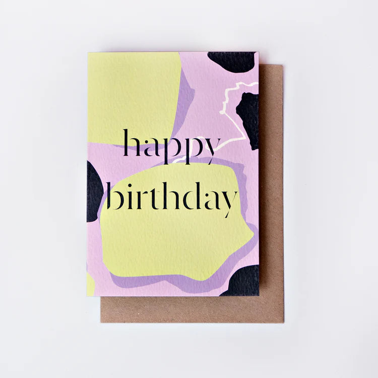 MULBERRY BIRTHDAY CARD