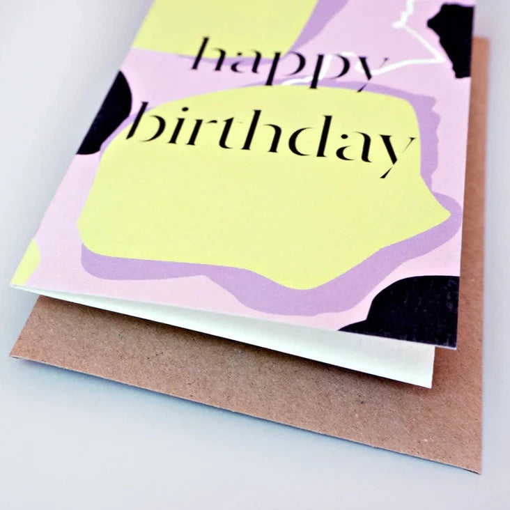 MULBERRY BIRTHDAY CARD