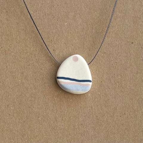 SINGLE BEAD PEBBLE NECKLACES