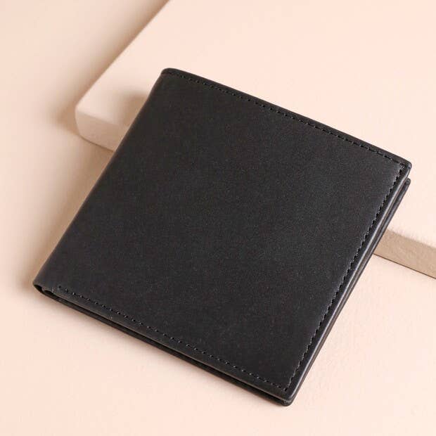 Lisa Angel Black Leather Wallet 1
