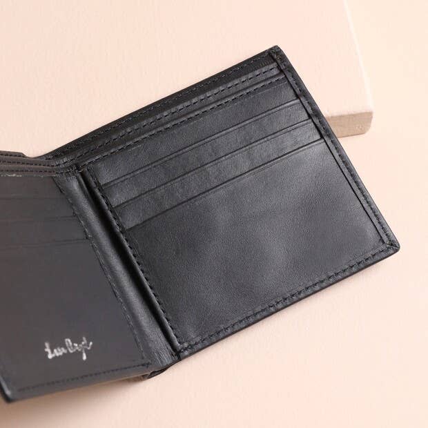 Lisa Angel Black Leather Wallet 3