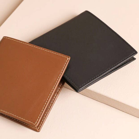 Lisa Angel Tan Black Leather Wallets