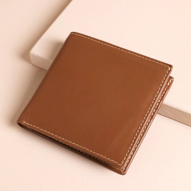 Lisa Angel Tan Leather Wallet 1