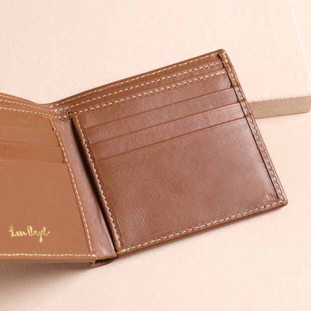 Lisa Angel Tan Leather Wallet 3