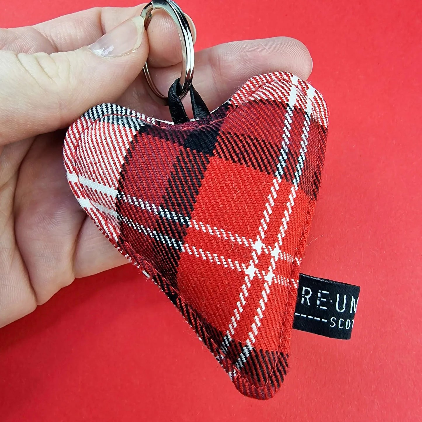 TARTAN HEART KEYRING - SMALL