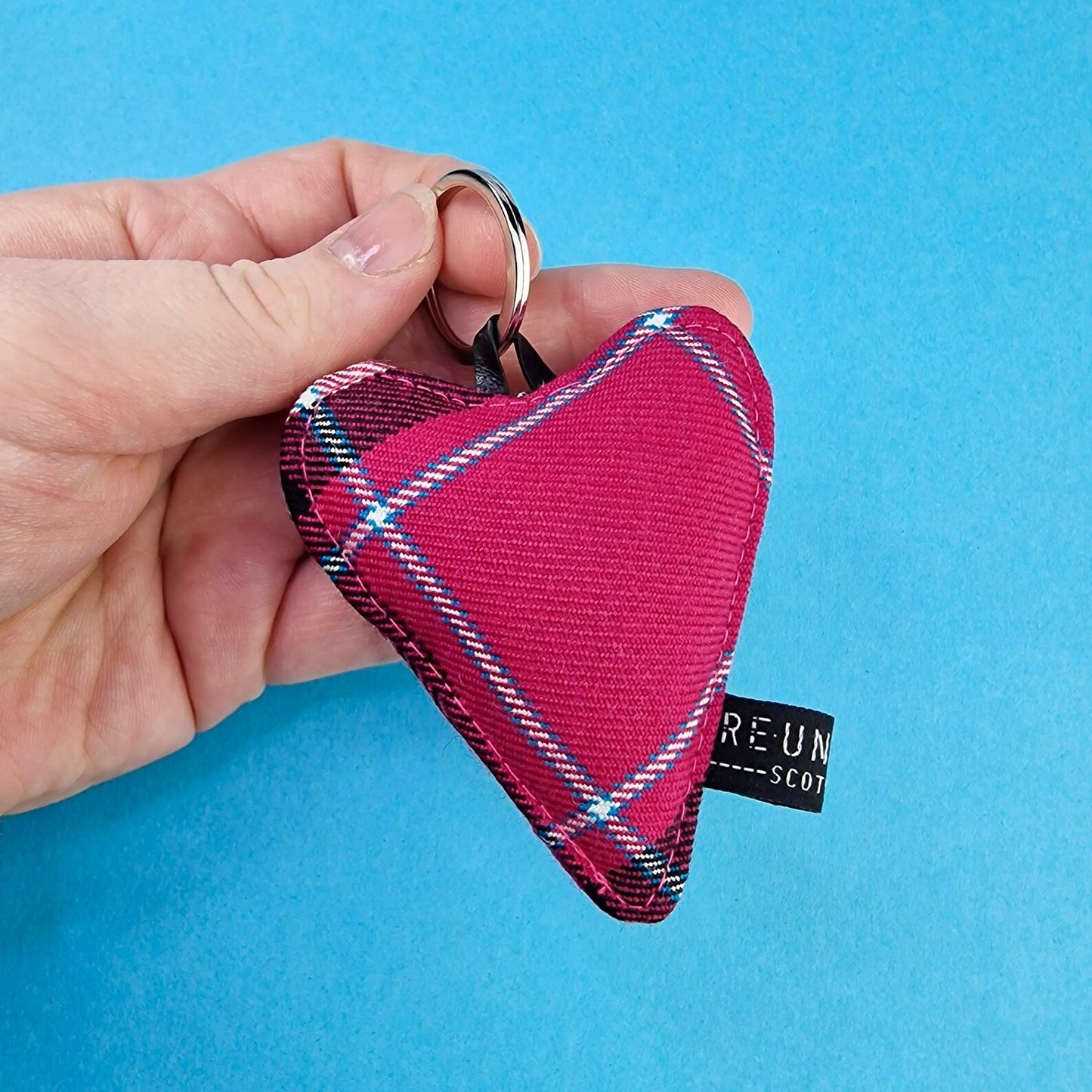 TARTAN HEART KEYRING - SMALL