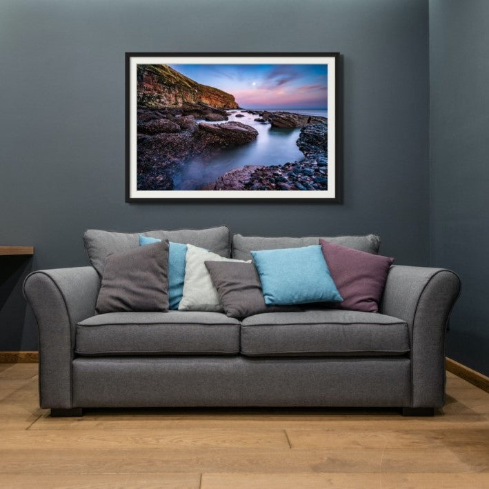 COASTAL COLLECTION - MOONRISE OVER AUCHMITHIE BAY