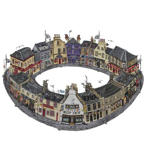 AROUND THE FERRY PRINT