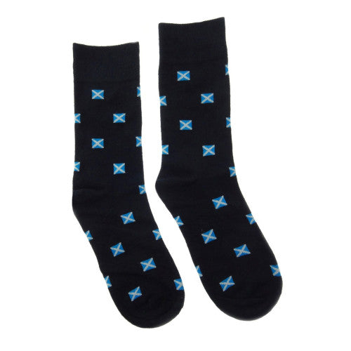Novelty Mens Socks Size 7-11 Glen Appin Saltire