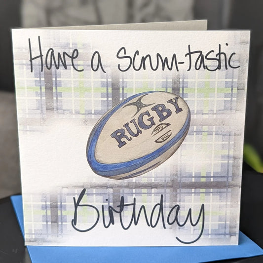 SCRUMTASTIC BIRTHDAY CARD