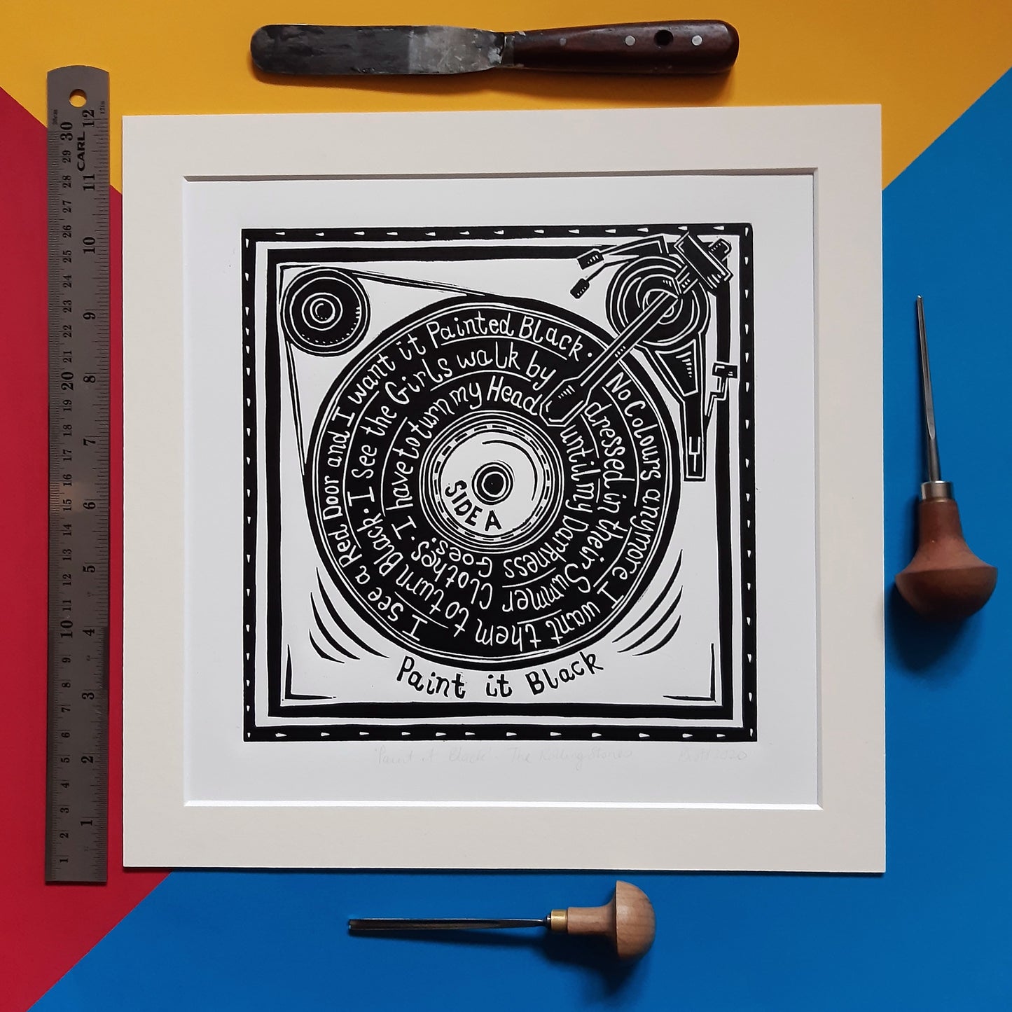 PAINT IT BLACK PRINT