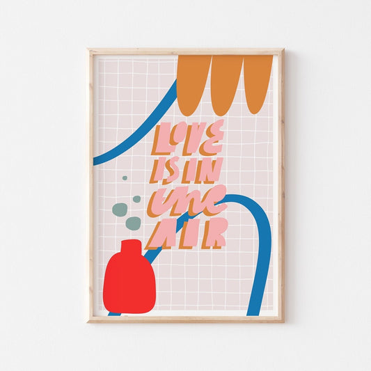 LOVE IS IN THE AIR - A4 PRINT