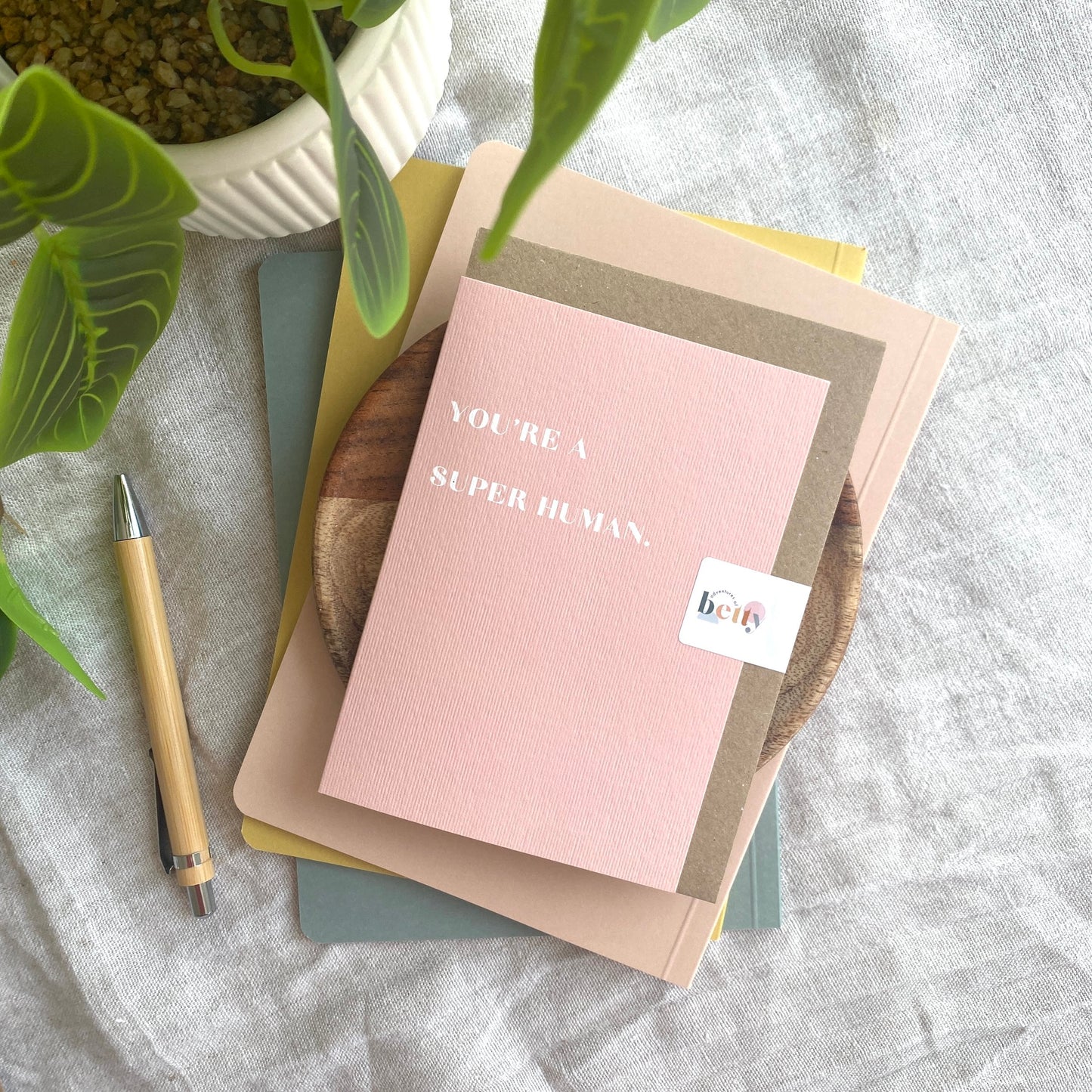 YOU'RE A SUPER HUMAN CARD