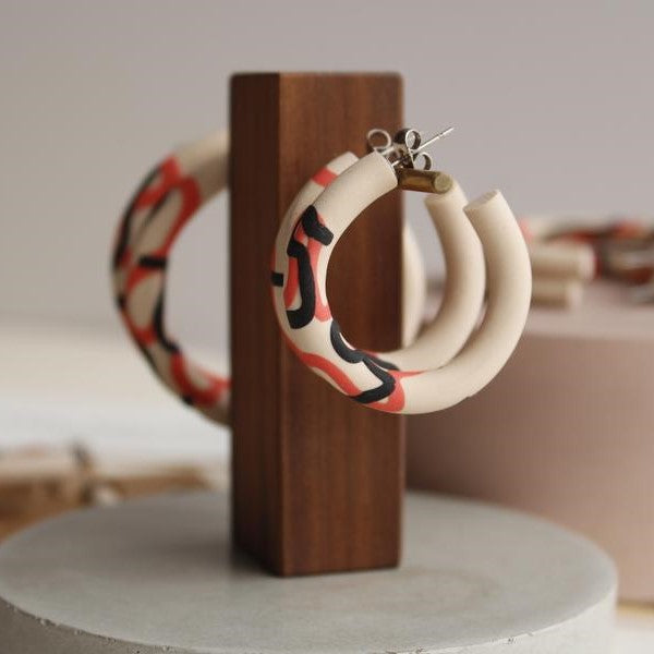 SAND AND CORAL HOOP