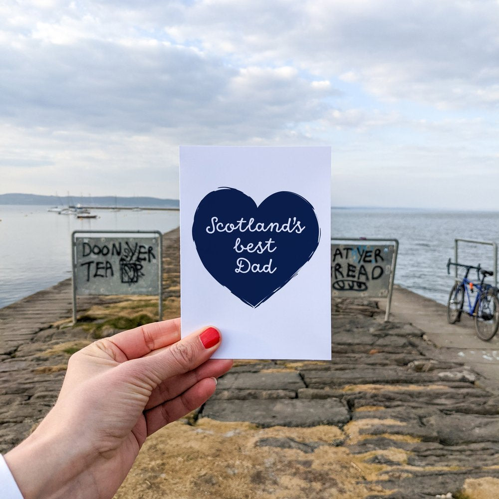 SCOTLANDS BEST DAD CARD