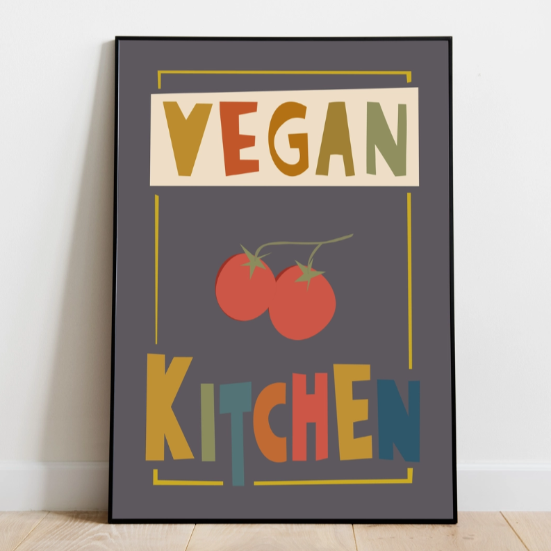 VEGAN KITCHEN A4 PRINT