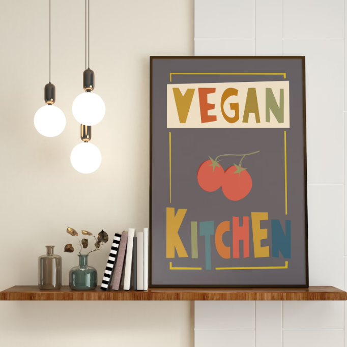 VEGAN KITCHEN A4 PRINT
