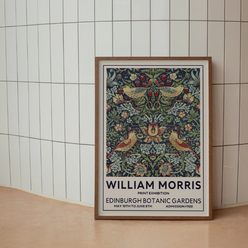 WILLIAM MORRIS - EDINBURGH BOTANIC A3 PRINT (Second)