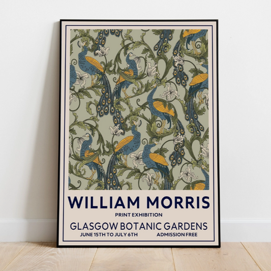 WILLIAM MORRIS - GLASGOW A3 PRINT