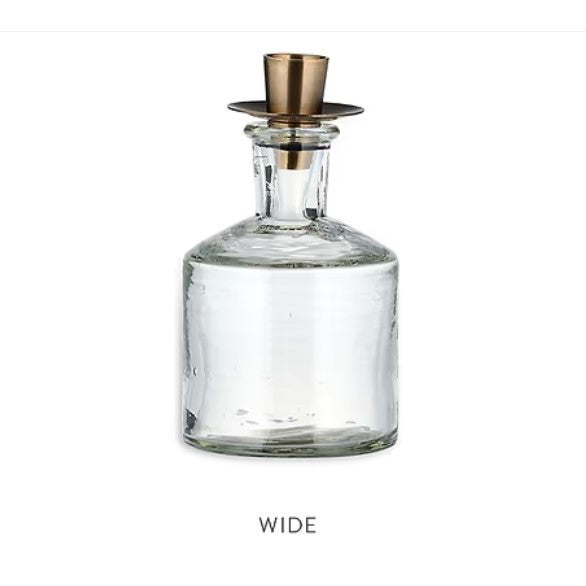 SIRSA GLASS CANDLESTICK - CLEAR