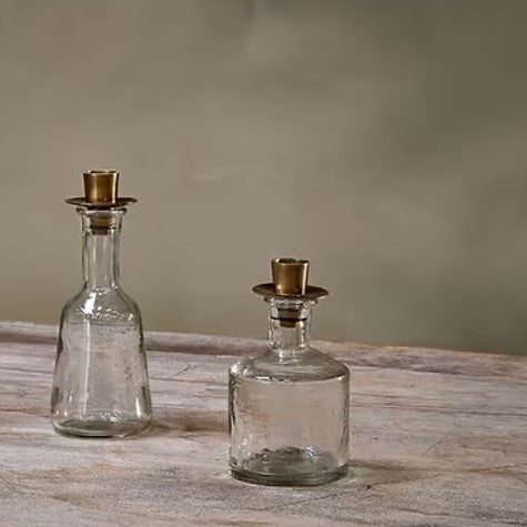 SIRSA GLASS CANDLESTICK - CLEAR