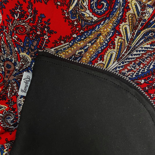 KERRIE ALDO BLACK WAX COTTON PURSE