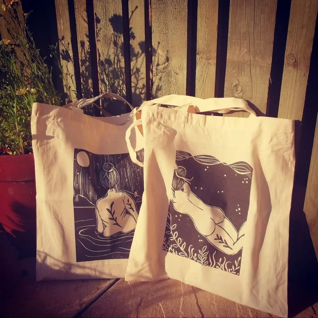 WILD SWIMMING TOTE BAGS