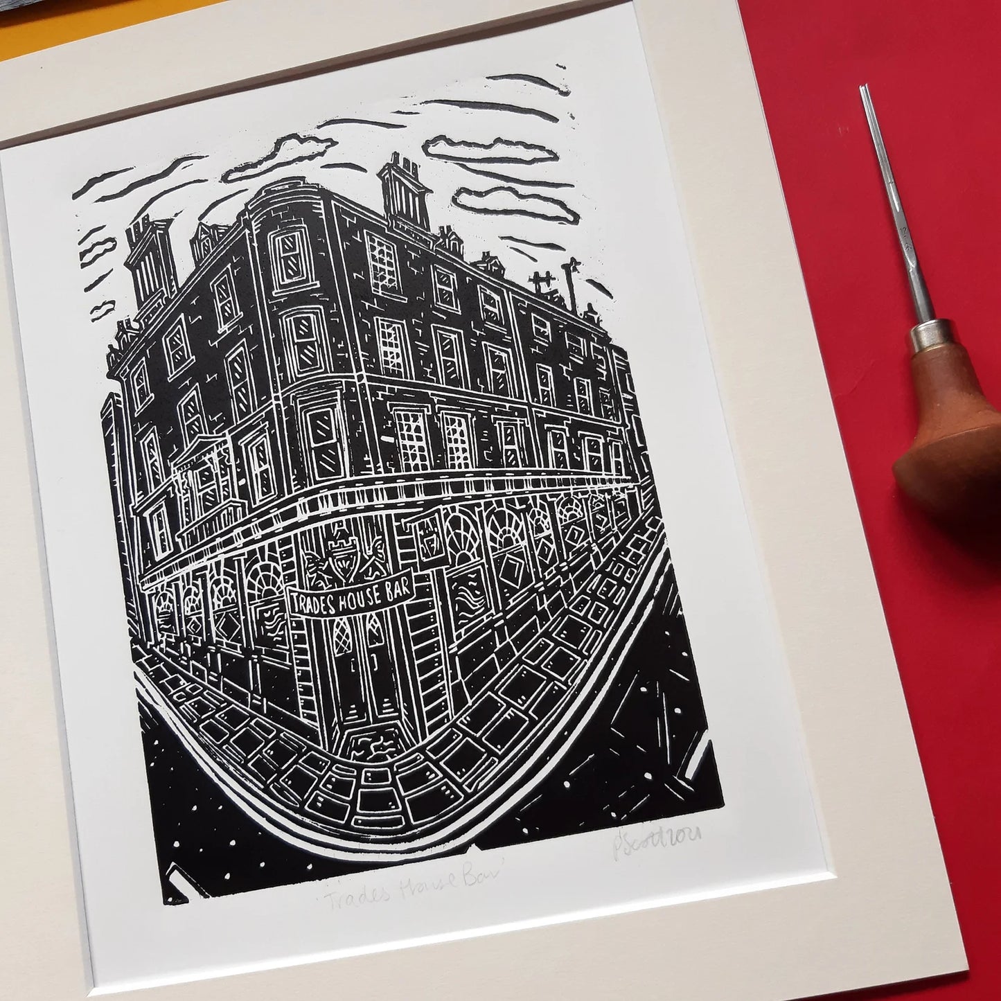 TRADES HOUSE BAR PRINT