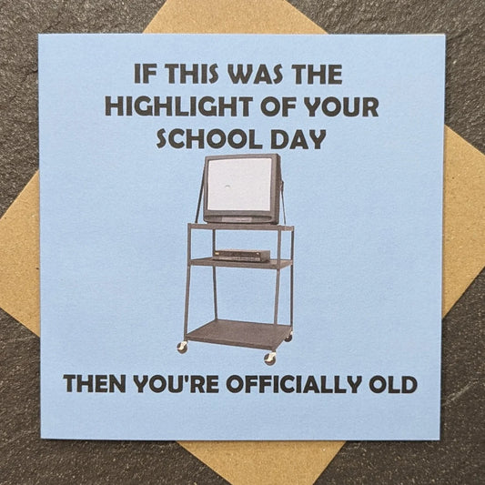 HAPPY BIRTHDAY VIDEO TROLLEY CARD