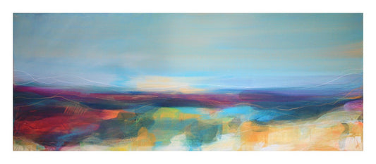 Wanderings landscape print by Victoria Wylie inspired by Glen Prosen
