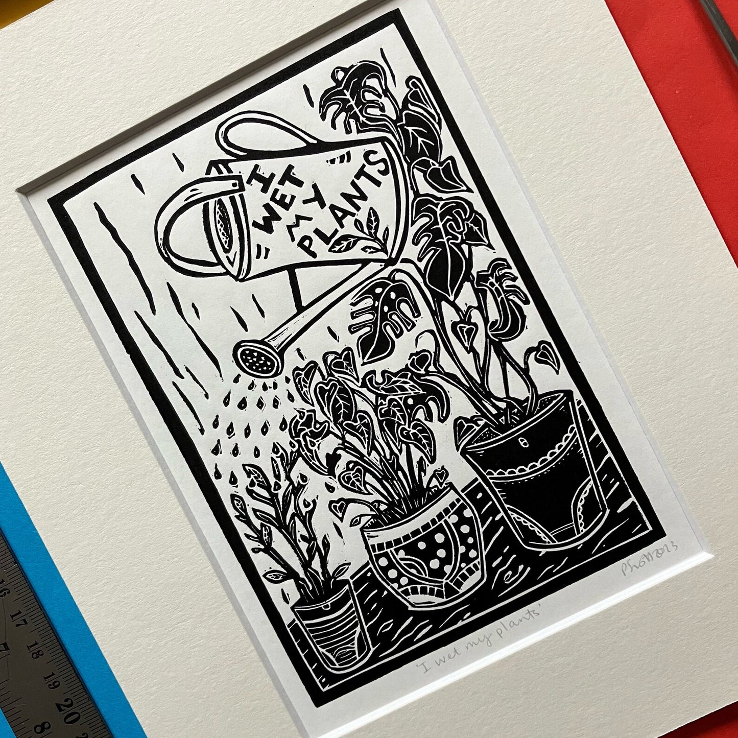 I WET MY PLANTS PRINT