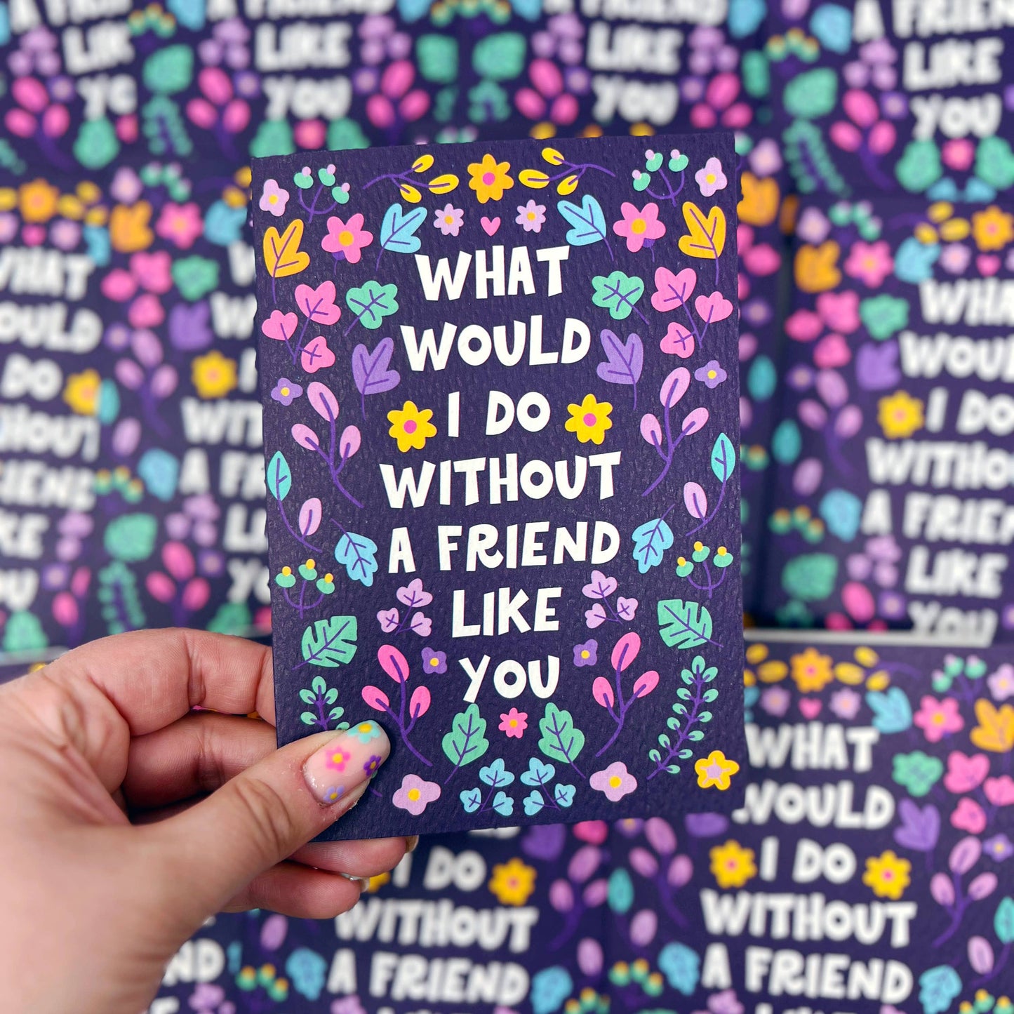 WHAT WOULD I DO FRIEND CARD