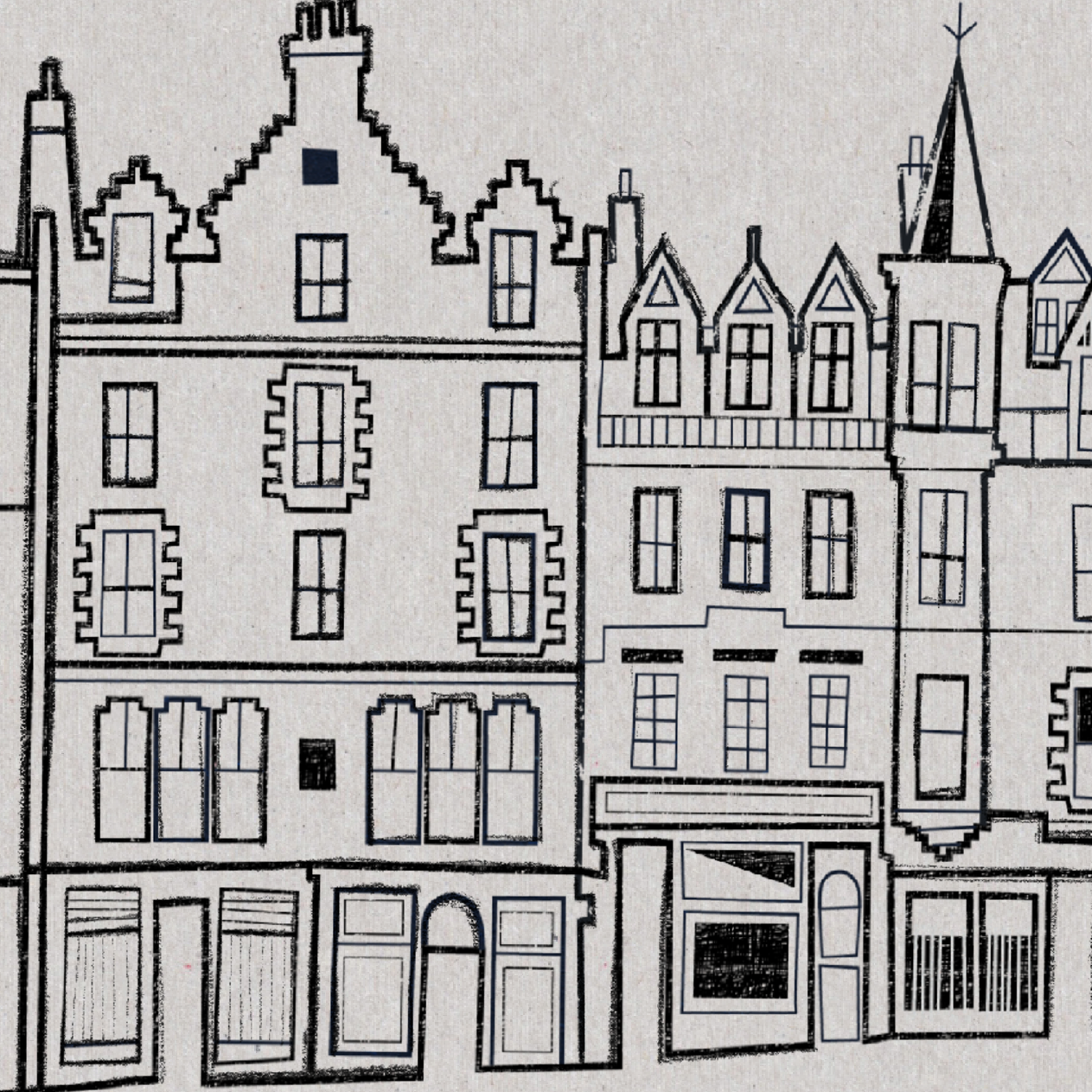 EDINBURGH HIGH ST PRINT