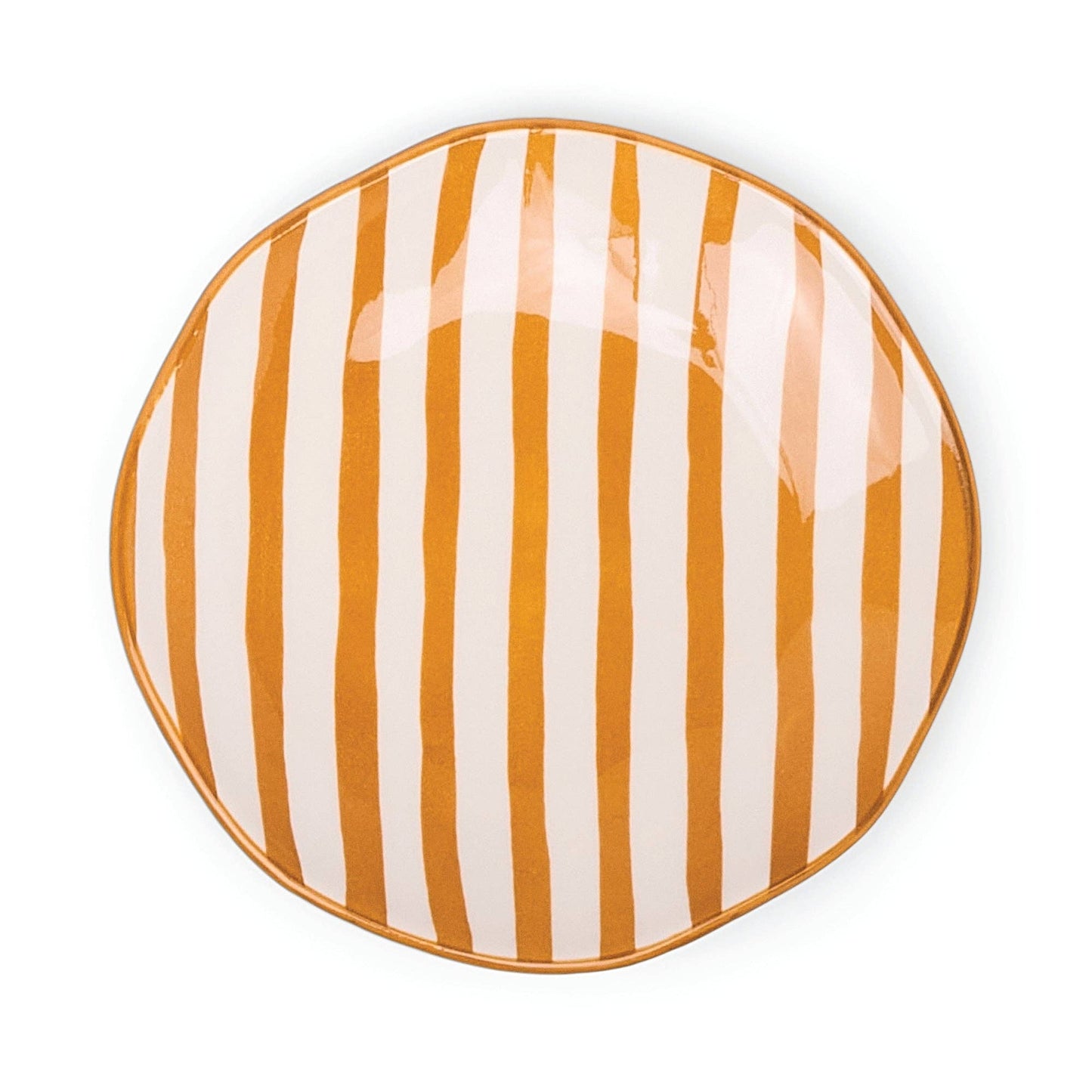 Marley appetizer plate with bold geometric pattern and vibrant colours, perfect for serving small bites and entertaining in style.