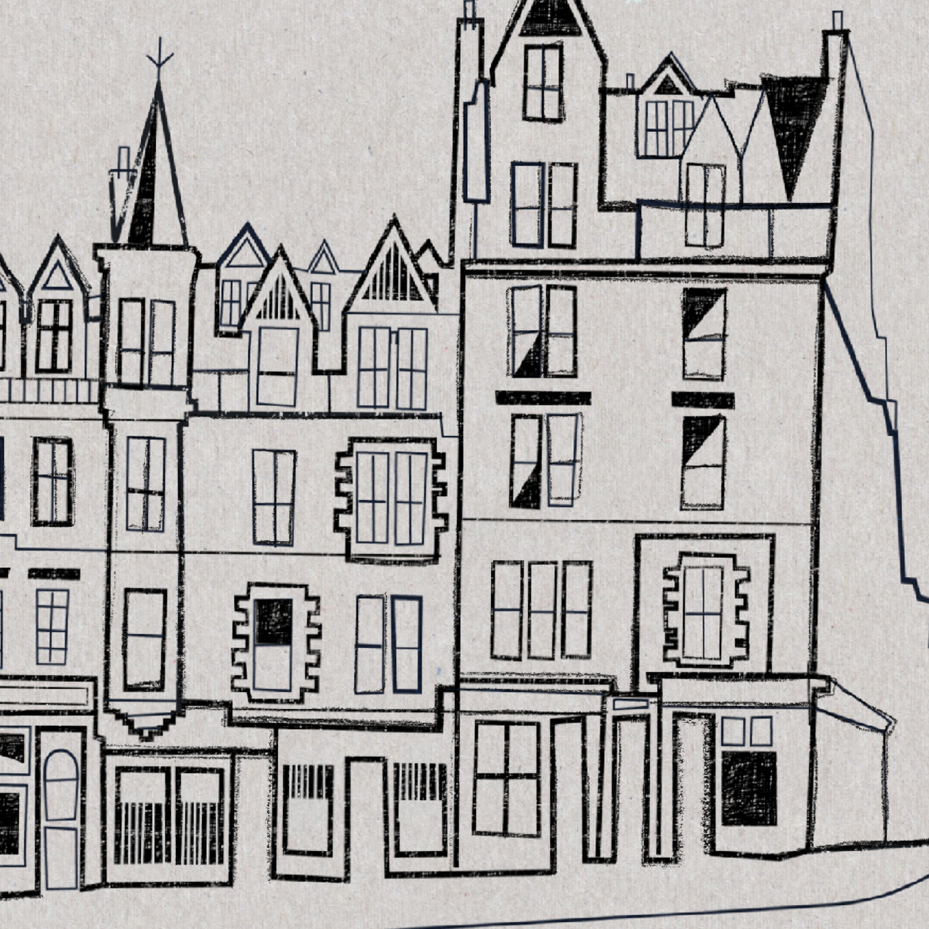EDINBURGH HIGH ST PRINT