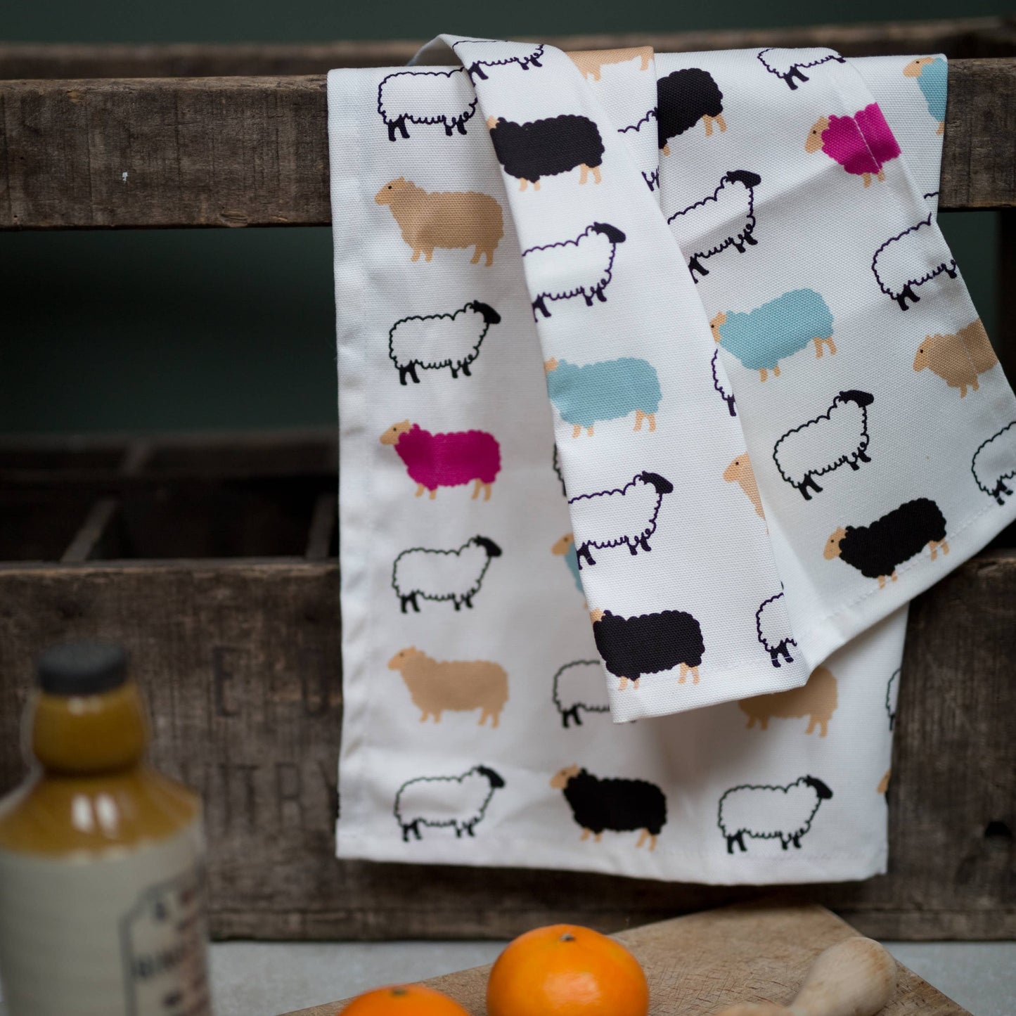 WOOLLY EWE TEA TOWEL